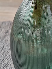 Pacific Green Tall Glass Vase - Image 3 of 6