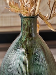 Pacific Green Tall Glass Vase - Image 5 of 6