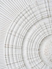 Pacific White S/2 Moulded Metal Circle Wall Art - Image 4 of 6