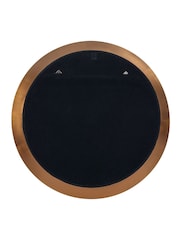 Pacific Gold Metal Angled Frame Round Mirror - Image 5 of 6