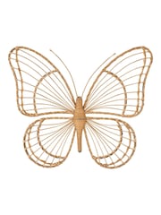 Pacific Natural Rattan Butterfly Wall Art Large - Image 5 of 6