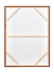 Pacific Brown Linear Design Canvas Wall Art - Image 6 of 6