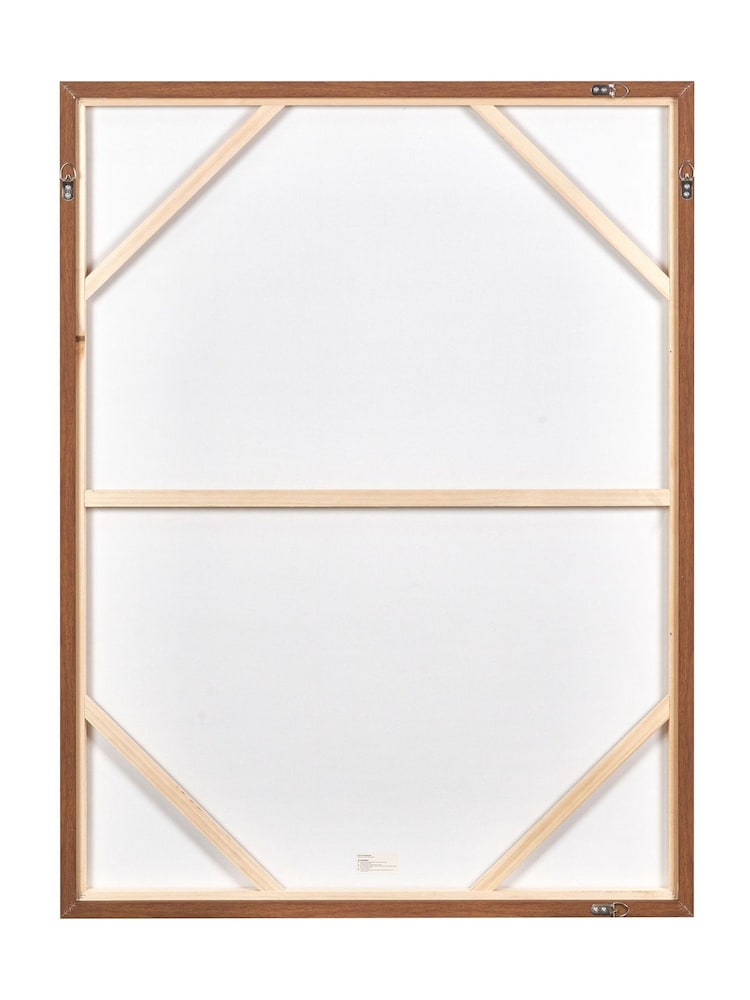 Pacific Brown Linear Design Canvas Wall Art - Image 6 of 6