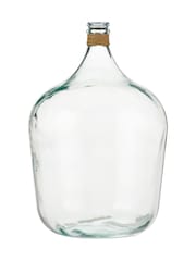 Pacific Clear Large Bottle Vase With A Rafia Wrapped Neck - Image 5 of 6