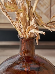 Pacific Brown Round Glass Vase - Image 2 of 6