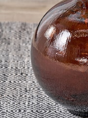 Pacific Brown Round Glass Vase - Image 3 of 6