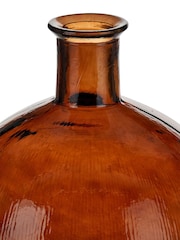 Pacific Brown Round Glass Vase - Image 5 of 6