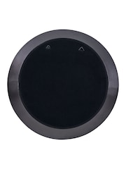 Pacific Graphite Metal Angled Frame Round Mirror - Image 4 of 5