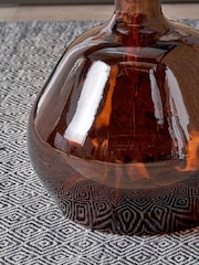Pacific Brown Shaped Recycled Glass Vase - Image 3 of 6