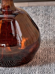 Pacific Brown Shaped Recycled Glass Vase - Image 4 of 6