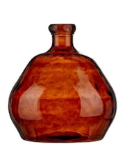 Pacific Brown Shaped Recycled Glass Vase - Image 5 of 6