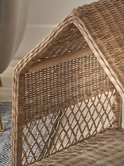 Pacific Grey Rattan House Dog Basket - Image 3 of 6