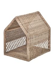 Pacific Grey Rattan House Dog Basket - Image 4 of 6