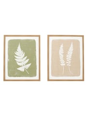 Pacific Green S/2 Fern Canvas Wall Art - Image 4 of 5