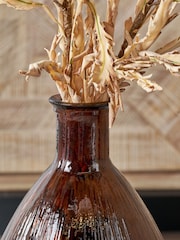 Pacific Brown Tall Recycled Glass Vase - Image 2 of 6