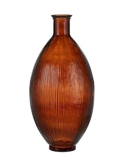 Pacific Brown Tall Recycled Glass Vase - Image 4 of 6