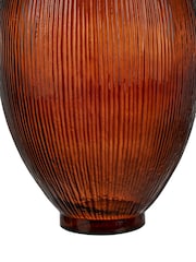 Pacific Brown Tall Recycled Glass Vase - Image 5 of 6