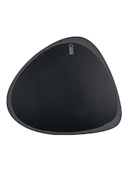 Pacific Black Wood Veneer Curved Wall Mirror - Image 4 of 5