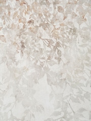 Pacific White Floral Square Canvas Wall Art - Image 4 of 6
