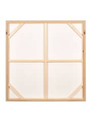Pacific White Floral Square Canvas Wall Art - Image 6 of 6
