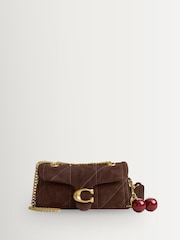 COACH Brown Soft Quilted Suede Tabby Shoulder Bag - Image 6 of 7