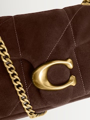 COACH Brown Soft Quilted Suede Tabby Shoulder Bag - Image 7 of 7