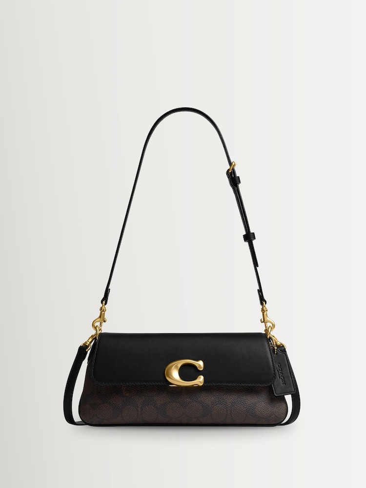COACH Brown Jet Shoulder Bag - Image 1 of 10 COACH Brown Jet Shoulder Bag - Image 1 of 10