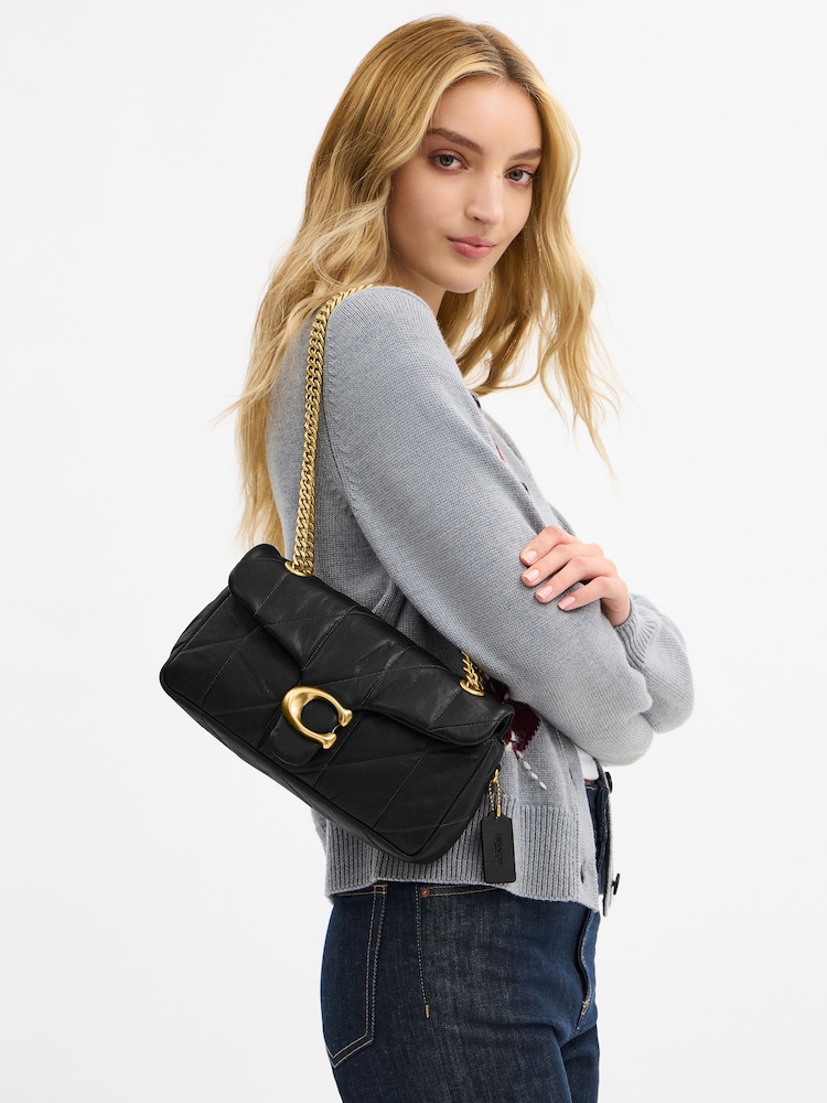 COACH Black Soft Quilted Tabby Shoulder Bag - Image 1 of 10