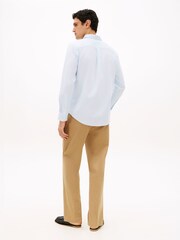 ブルー - Tommy Hilfiger フレックス レギュラーフィット ドビーシャツ - 画像 2 / 5