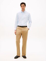 ブルー - Tommy Hilfiger フレックス レギュラーフィット ドビーシャツ - 画像 3 / 5