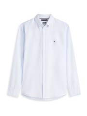 ブルー - Tommy Hilfiger フレックス レギュラーフィット ドビーシャツ - 画像 5 / 5