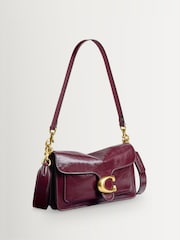 COACH Red Glazed Leather Soft Grain Tabby Shoulder Bag 26 - Image 2 of 4