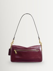 COACH Red Glazed Leather Soft Grain Tabby Shoulder Bag 26 - Image 3 of 4