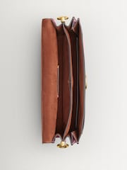 COACH Red Glazed Leather Soft Grain Tabby Shoulder Bag 26 - Image 4 of 4