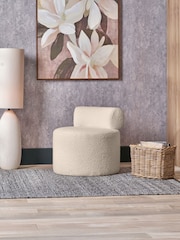 Pacific Taupe Assisi Boucle Fabric Modern Occasional Chair - Image 1 of 6