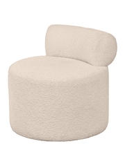 Pacific Taupe Assisi Boucle Fabric Modern Occasional Chair - Image 4 of 6