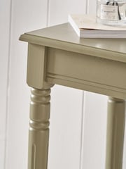 Pacific Olive Heritage Pine Wood Console Table - Image 2 of 6