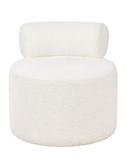 Pacific White Assisi Boucle Fabric Modern Occasional Chair - Image 6 of 6