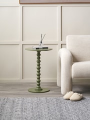 Pacific Olive Margot Wood Bobble Side Table - Image 1 of 6