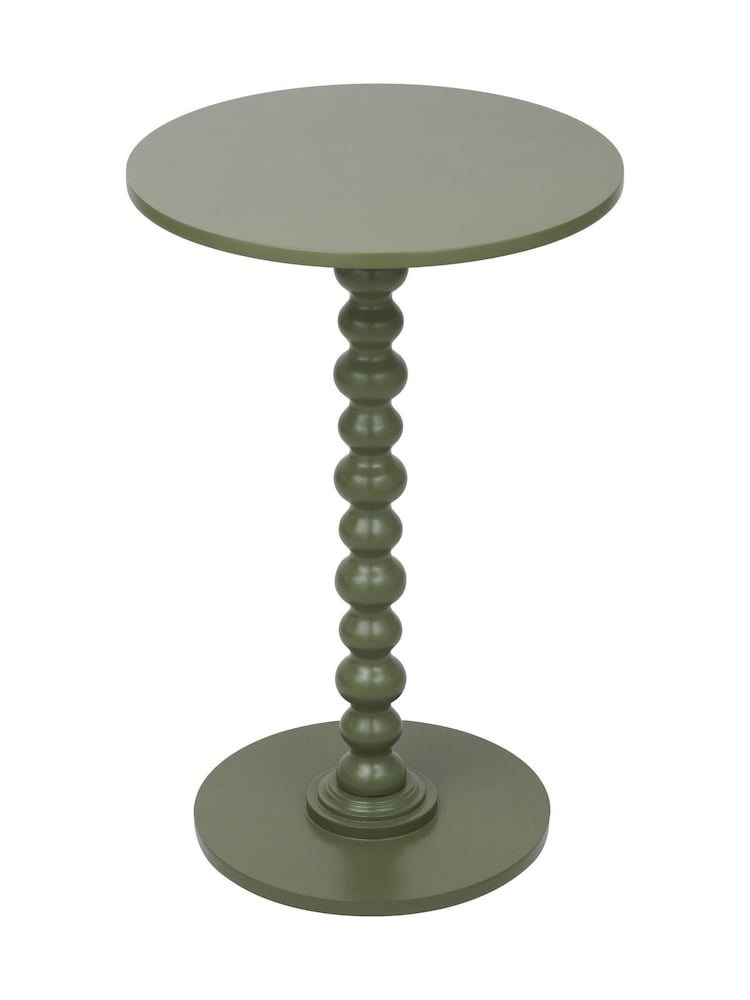 Pacific Olive Margot Wood Bobble Side Table - Image 6 of 6