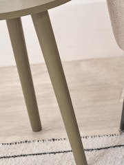 Pacific Olive Croft Pine Wood Side Table - Image 4 of 6