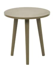 Pacific Olive Croft Pine Wood Side Table - Image 6 of 6