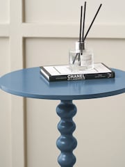 Pacific Navy Margot Wood Bobble Side Table - Image 2 of 6