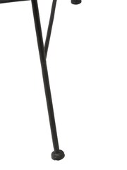 Pacific Natural Rattan Core and Black Metal Dining Chair - Image 5 of 6