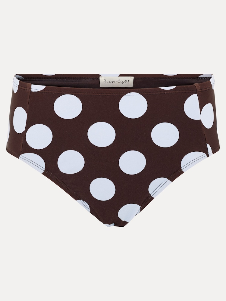 Phase Eight Brown Spot Bottom Tankini - Image 8 of 8