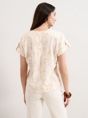 Phase Eight Natural Kayla T-Shirt - Image 2 of 6