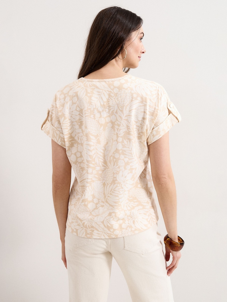 Phase Eight Natural Kayla T-Shirt - Image 2 of 6