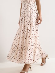 Phase Eight Cream Petite Nita Maxi Dress - Image 5 of 7