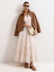 Phase Eight Cream Petite Nita Maxi Dress - Image 6 of 7