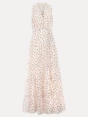 Phase Eight Cream Petite Nita Maxi Dress - Image 7 of 7